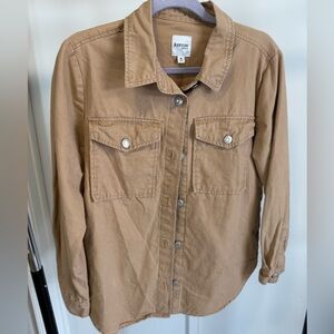 Kensie Jeans Tan Shacket